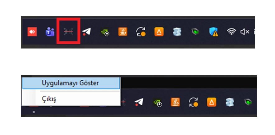 Motus POS Taskbar